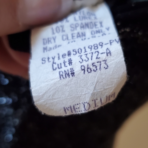 BLACK SHIMMERY Y2K EVENING DRESS! - Picture 13 of 15